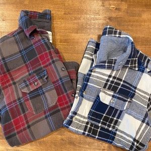 Set of 2 Men’s Flannel Shirts